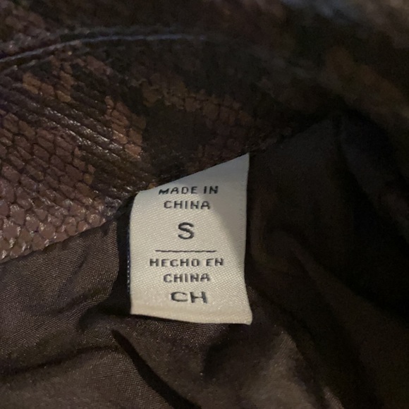 Levi’s Snakeskin Leather Jacket - Picture 3 of 4